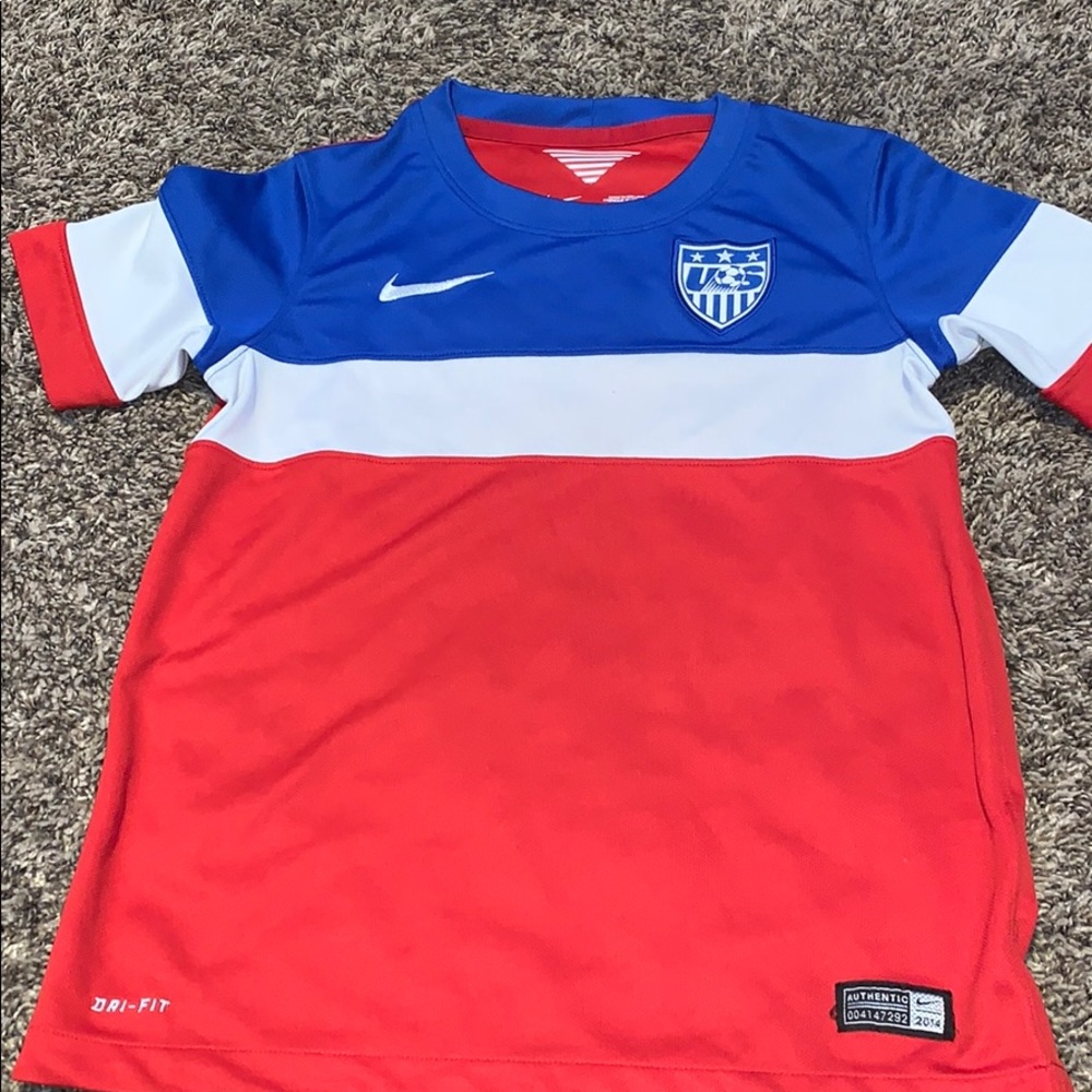 Boys Nike US soccer jersey